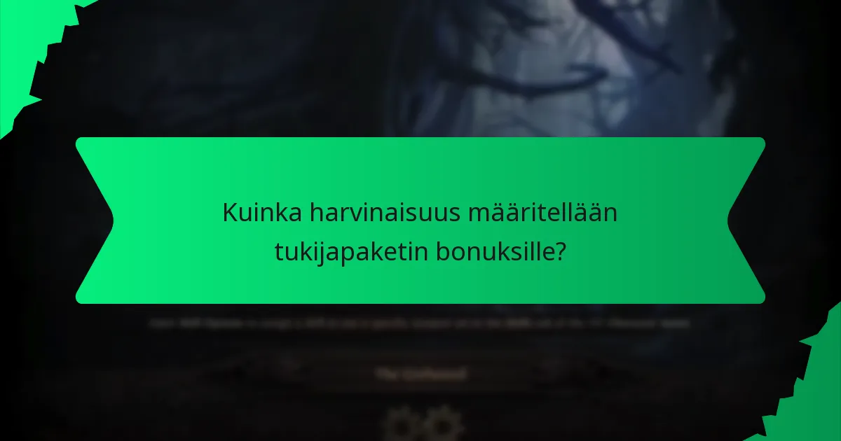 Mitkä värivaihtoehdot ovat saatavilla tukijapaketin bonuksille?