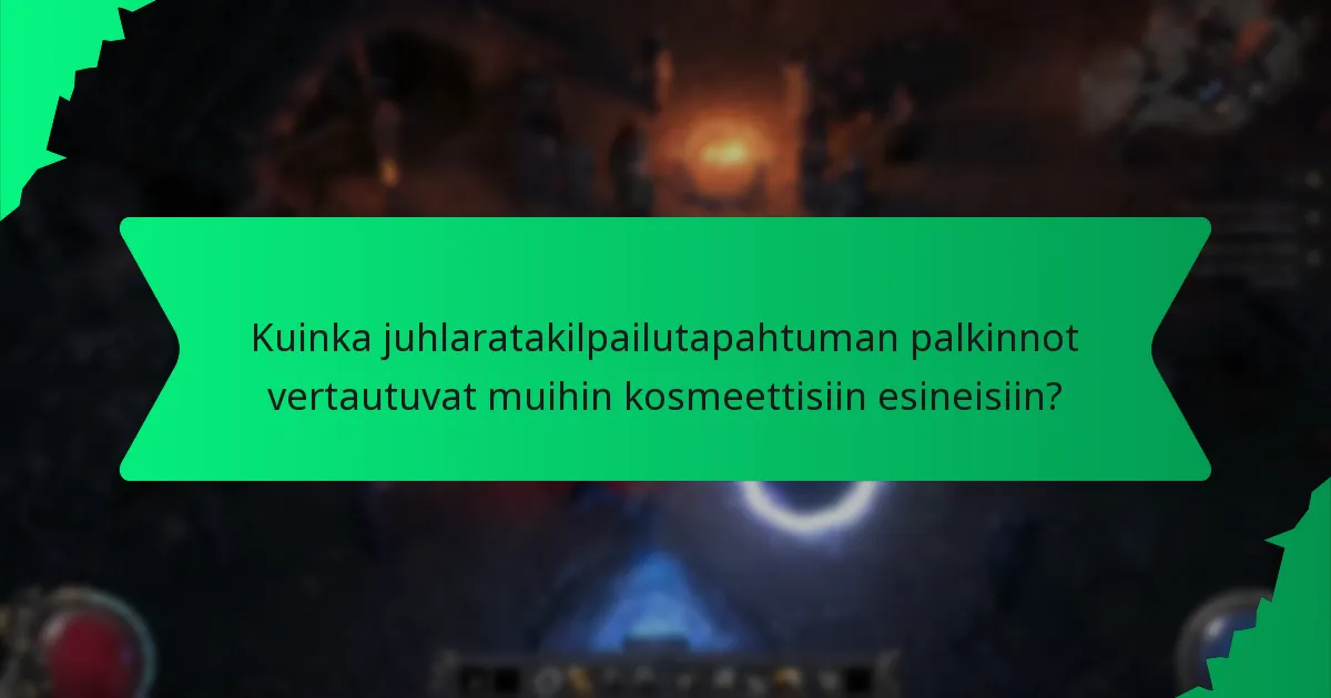 Kuinka juhlaratakilpailutapahtuman palkintojen harvinaisuus määräytyy?