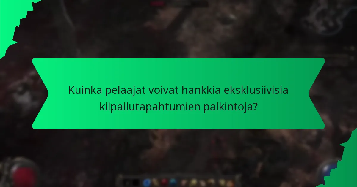 Mitkä väriteemat ovat käytössä kilpailutapahtumien palkinnoissa?