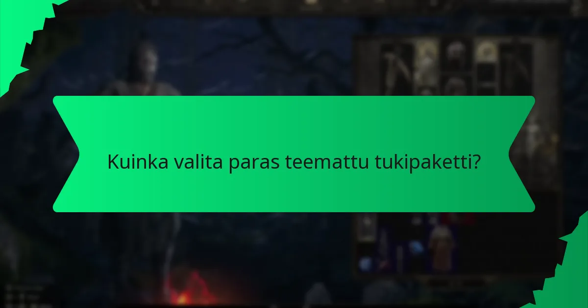 Mikä rooli värillä on teemattomissa tukipaketin bonuksissa?