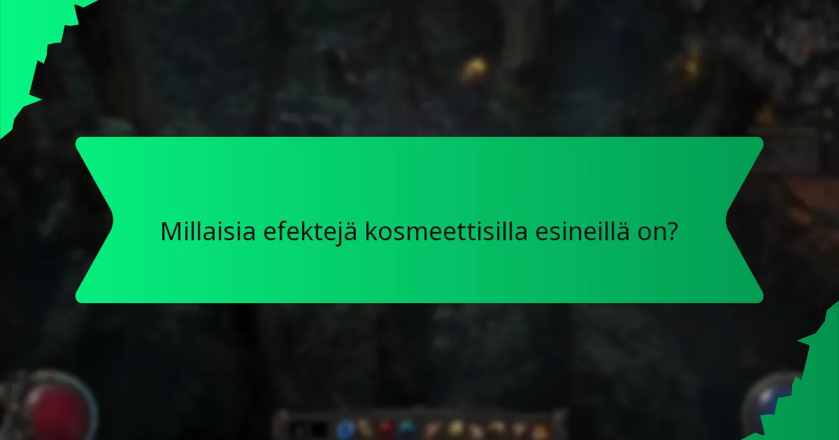 Mitkä värit ovat saatavilla kosmeettisissa tukipaketeissa?