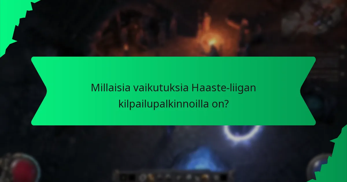 Mitkä Haaste-liigan kilpailupalkinnot ovat halutuimpia?