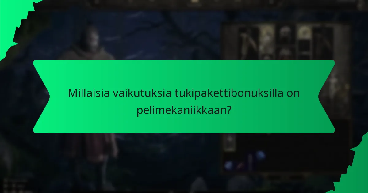 Mitkä värit liittyvät tukipakettibonuksiin?