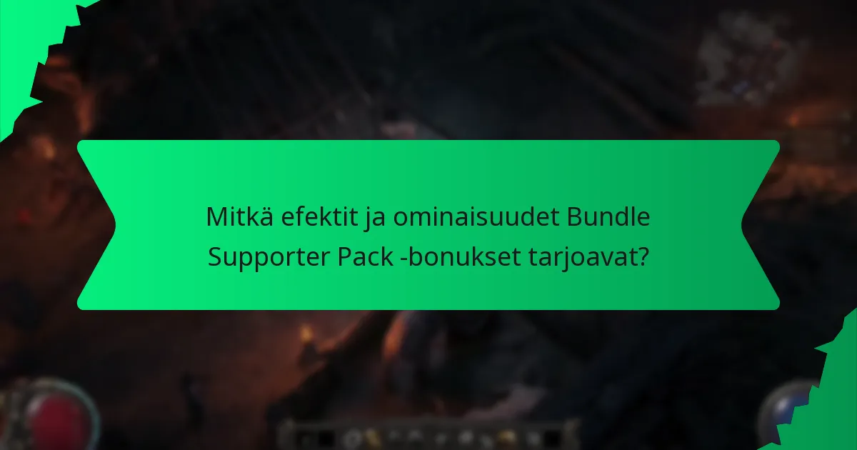 Mitkä värivaihtoehdot ovat saatavilla Bundle Supporter Pack -bonuksille?