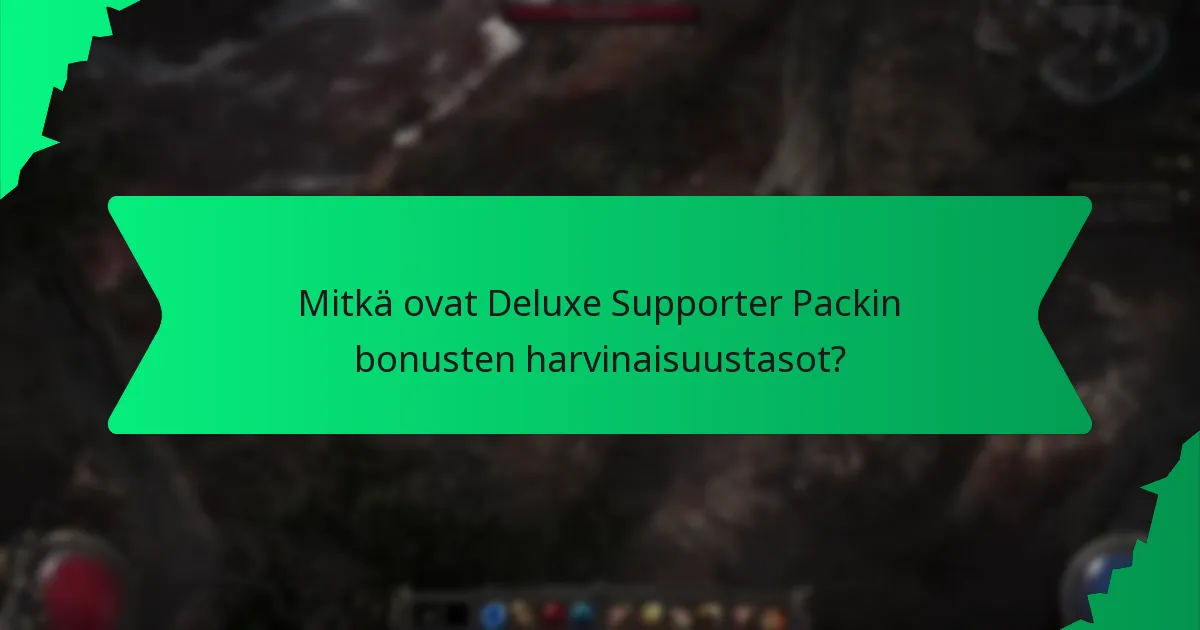 Kuinka Deluxe Supporter Pack vertautuu muihin paketteihin?