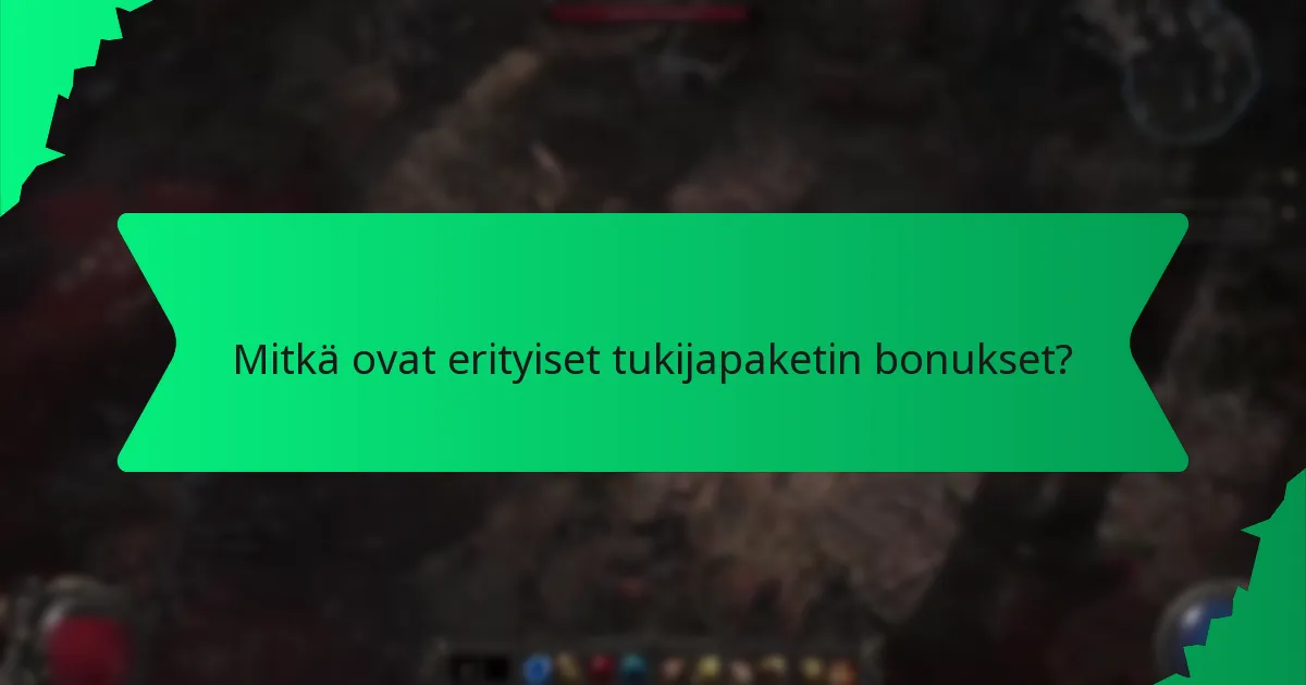 Kuinka arvioida tukijapaketin bonusten arvoa?